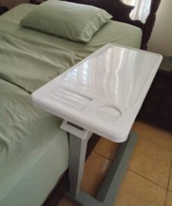 Carex Overbed Table and Hospital Bed Table - Table With Wheels - Over The Bed Table For Home Use and Hospital, Bedside Table With Wheels, Over Bed Desk, Over Bed Table With Wheels 36 71ESWmT2D0L