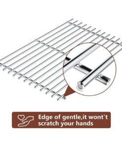 Hisencn Stainless Steel Cooking Grids Grates Grill Grid Replacement for Thermos Grill Parts 461252605, Kirkland Front Avenue 463230703, Charbroil 463261306, Kenmore, Master Chef, BBQ Pro, 16 5/8 inch 15 71ESh8ZrA9L
