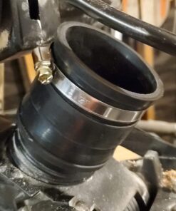 POWERTEC 70148 2-1/2 Inch Dust Control Flex Cuff with Steel Hose Clamps, Hose Connector Rubber Cuff Coupler for Woodworking Dust Collection Fittings, Dust Collector Accessories & Machinery, 1 pack 2-1/2-Inch 32 71ESiJVjpfL