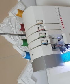 SINGER | ProFinish 14CG754 2-3-4 Thread Serger with Adjustable Stitch Length, & Differential Feed - Sewing Made Easy,White 75 71EU86kvQqL