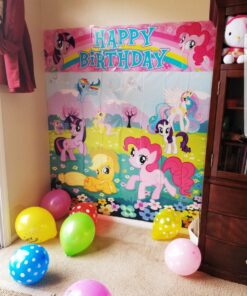 Scene Setters Wall Decorating Kit | My Little Pony Friendship Collection | Birthday 24 71EUSBOq 1L