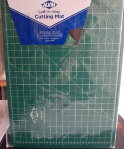 ALVIN Cutting Mat Professional Self-Healing 8.5"x12" Model GBM0812 Green/Black Double-Sided, Rotary Cutting Board for Crafts, Sewing, Fabric - 8.5 x 12 inches 8 1/2" x 12" 16 71EUVgnZeL