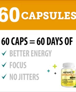 Instant Energy Focus Dietary Supplement, 60 Capsules 60 Count (Pack of 1) 10 71EUbp4X gL
