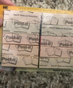 Post-it Page Markers, Assorted Bright Colors, 1/2 in x 2 in, 50 Markers/Pad, 10 Pads/Pack (670-10AB) 500 Sheets 48 71EUdXpmjUL