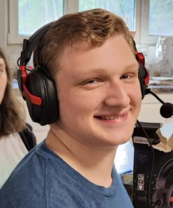 Tatybo Gaming Headset with 7.1 Surround Sound for PC PS4 PS5, USB & 3.5mm PC Headset with Noise Cancelling Microphone, Gaming Headphones for Switch Laptop Xbox one Black and Red 39 71EV8sYq3PL 3