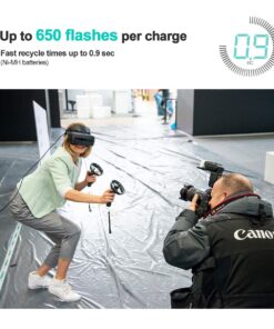 AODELAN External Flash Battery Pack Rapid Flash Recycling Portable for Speedlite Nikon SB900, SB910, SB5000. Replaces Nikon SD-9 (12 AA Batteries) for Nikon 11 71EW7on17KL