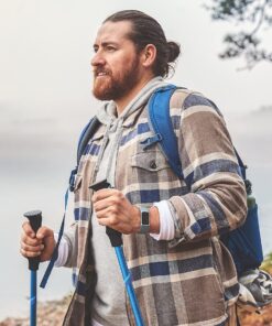 Fitbit Charge 5 Advanced Health & Fitness Tracker with Built-in GPS, Stress Management Tools, Sleep Tracking, 24/7 Heart Rate & More, Mineral Blue, One Size S & L Bands Included, Steel Blue/Platinum Fitbit Charge 5 28 71EWVvAWnvL