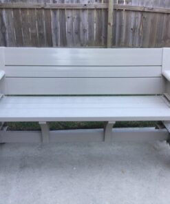 Premiere Products 5RCATA Tan Convert A Bench, Approximate Size: Table 27" H x 14" D 31" H x 58" L Seat 17" H x 14" D Weighs 38 lbs 37 71EWiAZueQL