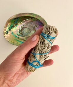 Smudge Kit - White Sage, Palo Santo, Abalone Shell, Smudging Feather, for Healing, Purifying, Meditating & Incense (Essentials) 33 71EX7UPqnGL 1