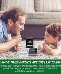 OUR MOMENTS Kids: 100 Conversation Starter Cards for Families and Kids - Relationship Building - Car Travel, Road Trip & Card Game for Healthy Loving Family - Questions for Family Activities 25 71EYK0F6LpL