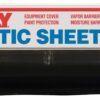 Husky CF0606B 6 ML Polyethylene Plastic Sheeting, 6' x 100', Black 6' x 100' 9 71EYOHT41HL