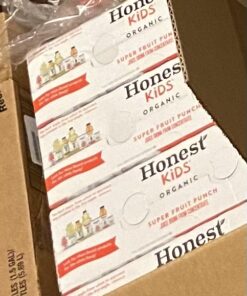 Honest Kids Super Fruit Punch Organic Fruit Juice Drink, 6.75 Fl Oz, 32 Pack 24 71EYZAicTIL