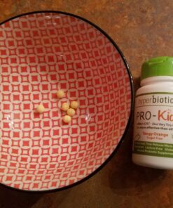 Hyperbiotics Pro Kids Probiotics | Vegan Daily Digestive Probiotic for Kids | Tiny Pearl Tablets | Easy to Swallow for Children | Gluten, Dairy & Sugar Free | Ages 3 & Up | Orange Flavor | 60 Count 44 71EZ6iId44L