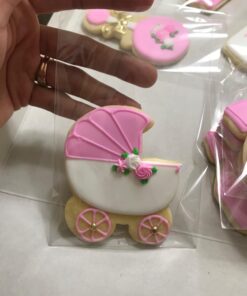 COOLAKE Clear Treat Bags 100 PCS Cellophane Bags Clear Candy Bags with 100 PCS Metallic Twist Ties For Kids Birthday Candy Popcorn Gift Cookie Small (4''by 6'') 100PCS 4" by 6" 40 71EZPAHauWL