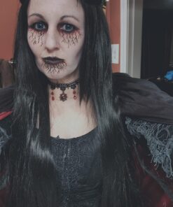 MapofBeauty 40 Inch 100 cm Black Long Straight Cosplay Costume Wig Fashion Party Wig 35 71EZl8QzQL