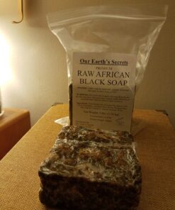 Our Earth's Secrets Premium Natural Raw African Black Soap, 3 Pound Unscented 3 Pound (Pack of 1) 23 71Ea4i8l8pL