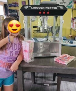 Great Northern Popcorn Black Bar Style Lincoln 8 Ounce Antique Popcorn Machine (Bar Style) Machine Only 51 71EbQCDzD4L