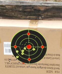 Splatterburst Targets - 8 inch Stick & Splatter Self Adhesive Shooting Targets - Gun - Rifle - Pistol - Airsoft - BB Gun - Pellet Gun - Air Rifle - Made in USA 25 pack 38 71EbmmGcAGL 1