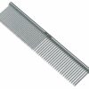 Andis 65730 Stainless-Steel Comb for Knots, Mats & Loose Hair Removal - Effective Dematting Tool, Comfortable, Lightweight, Portable & Safe for Dogs, Cats & Pets – Silver, 7-1/2-Inch 7 1/2" 17 71EcFzrSYjL 1