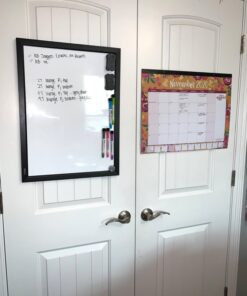 Quartet Magnetic Whiteboard, 17 x 23 inches White Board, Dry Erase Board, Black Frame (MWDW1723M-BK) 41 71EcHfySfLL