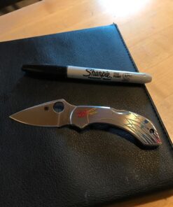 Spyderco Dragonfly Signature Tattoo Knife with 2.32" VG-10 Steel Blade and Durable Stainless Steel Handle - PlainEdge - C28PT 20 71EcTQmIoIL