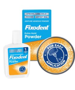 Fixodent Extra Hold Denture Adhesive Powder, 2.7 Ounce (Pack of 4) 20 71Ecnx1M7L