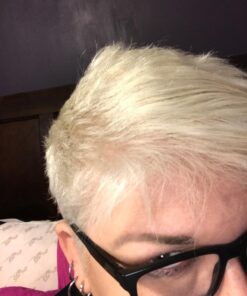 MANIC PANIC Virgin Snow Hair Toner - Classic High Voltage - Semi Permanent Blue Toner for Blonde, Bleached, Brassiness Orange Hair & Brassy Tones - Vegan, PPD & Ammonia-Free 34 71EczlbHAdL 1