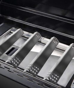 Hongso PPG371 (4-Pack) Porcelain Steel Heat Plate, Heat Shield, Heat Tent, Burner Cover, Vaporizor Bar Replacement for Grill Master 720-0697, 720-0737, Nexgrill 720-0830H, 720-0783E Gas Grill Models 4 15 71Ed4V4qLIL