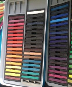 Derwent Inktense Blocks 72 Tin, Set of 72, 8mm Block, Soft Texture, Watersoluble, Ideal for Watercolor, Drawing, Coloring, Crafts and Painting on Paper and Fabric, Professional Quality (2301980) 72 Count (Pack of 1) 67 71EdHWmtvjL