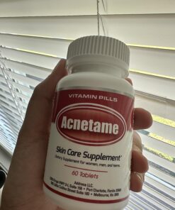 Acnetame Acne Pills- Vitamin Supplements for Acne Treatment- Natural Clear Skin from Hormonal Cystic Pimples- Oily Skin Vitamins Pill for Women, Teen, Men, & Adults 60 Tablets 60 Count (Pack of 1) 57 71EdSQijpZL 1