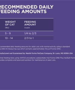 Purina ONE Natural Cat Food for Hairball Control, +PLUS Hairball Formula - 16 lb. Bag Chicken 16.00 Pound (Pack of 1) 29 71EeY7Td2SL
