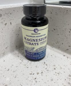 Magnesium Citrate Complex | 500 MG High Absorption Formula Calm, Relaxation & Digestion Support Supplement with Elemental Oxide Gluten-Free, Soy-Free 60 Capsules (2-Month Supply) Citrate 60ct 27 71EfKQqHrL