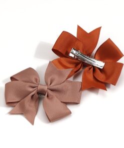CÉLLOT 3 Inch Boutique Grosgrain Ribbon Pinwheel Hair Bows Alligator Clips For Girls Toddlers Accessories Teens Gifts In Pairs 70pcs/35color 21 71EfldKTh4L