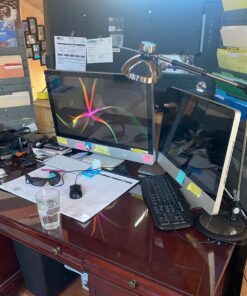 OTUS Desk Lamp Gesture Control, LED Architect Desk lamp for Home Office, Adjustable Metal Swing Arm, Tall Task Light for Drafting or Bedside Table Reading, 12 Brightness, 3 Touch Eye-Caring Modes 53 71EgBSs2ixL