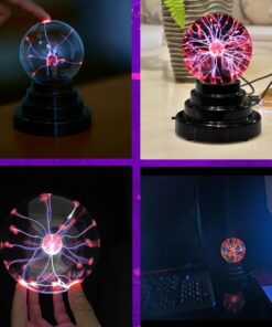 Plasma Ball,Touch Sensitive Plasma Lamp Light with USB OR Battery Powered Plasma Globe for Kids,Parties,Home,Decoration 3-Inches 26 71EgYGiNHOL