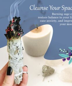 Premium White Sage Smudge Sticks, Sage Bundle, Spiritual Cleansing, Sage Smudge Kit, Slow Burning Sage Sticks, Dried Herbs for Meditation Accessories 3 Pk of 4" Bundles - Alternative Imagination 3 Pack - 4 Inch 26 71EhPSx8xhL