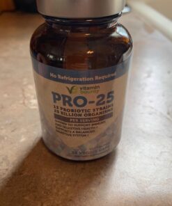 Vitamin Bounty Pro-Daily Probiotic - 13 Probiotic Strains, Gut Health, Digestive Health, Including Lactobacillus Acidophilus, Probiotic for Women and Men (Pro-25 Probiotics) Pro-25 Probiotics 38 71Eif90jv5L