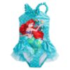Disney Ariel Deluxe Swimsuit for Girls Size 5/6 Blue 53 71EkGLWpNWL