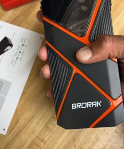 BRORAK Car Jump Starter Battery Pack, 1500A Jump Box for Car Battery Jump Starter, 12V Portable Jump Starter (Up to 7.0L Gas & 4.0L Diesel) Jump Pack with 3 Modes Flashlight and Jumper Cables 40 71ElX FIYXL