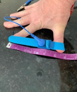 Anti Static Wrist Straps - 3 Pack - Reusable Anti-Static Wrist Straps equipped with Grounding Wire and Alligator Clip - Enables you to Ground Yourself while working on Sensitive Electronics 2x Black + 1x Blue 33 71ElbMFADiL