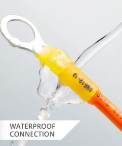 Wirefy Heat Shrink Wire Connectors Kit - Marine Grade Electrical Connectors - Automotive Butt Connectors - Insulated Ring, Spade, Fork, Hook Crimp Terminals - 22-10 Gauge - 270 PCS 270 pieces kit 25 71Elwj7GzUL