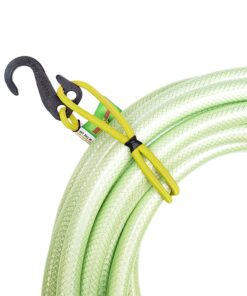 Hook & Hang Bungee Cords - Storage & Organization Cords - Hang Hoses, Cords, Ladders, Bikes, Tools & More. an Incredible Organizer! (3 PK, Yellow) 3 Pack (1) 18" & (2) 14" Cords 12 71Em7i5W9cL