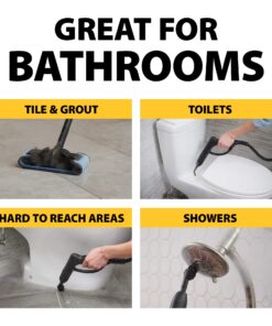 Wagner Spraytech 0282014 915e On-Demand Steam Cleaner & Wallpaper Removal, Multipurpose Power Steamer, 18 Attachments Included (Some Pieces Included in Storage Compartment) For Floor 915 Steam 45 71EmOWHm tL