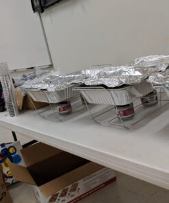 Sterno 70222 24-Piece Disposable Party Set, One Size, Silver 25 71EmZP9jNOL