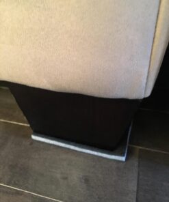 SlipToGrip Non Slip Furniture Gripper Pads | Non Skid Surface Pads Stop Sliding | Pre-Scored Multi Pack with 3/8" Felt Core (8 Pads) | Create Custom Sizes 4", 2", 1" | Anti Slip Rubber Protects Floors Square 8 pack 35 71EnN JMWZL