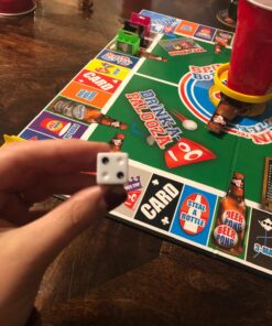 DRINK-A-PALOOZA Board Game: Fun Drinking Games for Couples Game Night | The Drinking Board Game for Parties That Combines Beer Pong + Flip Cup + Kings Cup Card Game and All The Best Drinking Games 40 71EnYYmUq9L