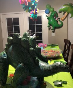 Jet Creations Stegosaurus Inflatable Dinosaur Figure, 46” | Blow up Toys for Adults and Kids 3 Year and up | Indoor Outdoor Summer Winter Forest Green 28 71Eo8Bu1hjL