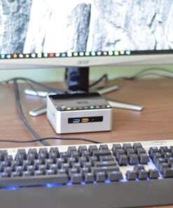 Intel NUC Kit NUC6i3SYH BOXNUC6I3SYH Silver/Black Tall (Space for 2.5” SATA HDD or SSD) 36 71EonyAFTL