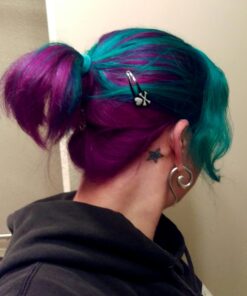 MANIC PANIC Cotton Candy Pink Hair Color - Amplified - Semi Permanent Hair Dye - Bright Pink Cool Toned Color - Glows in Blacklight - Vegan, PPD & Ammonia-Free - For Coloring Hair on Women & Men 4 Fl Oz (Pack of 1) 27 71Ep jS DXL