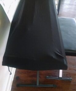 On-Stage Keyboard Dust Cover for 61 or 76 Key Keyboards, Black 8 71Ep9H M3nL